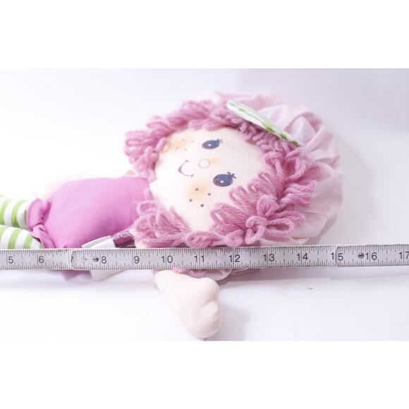 Raspberry Tart, Plush Rag Doll, Missing Dress, Strawberry Shortcake, 1980s, - Picture 3 of 3